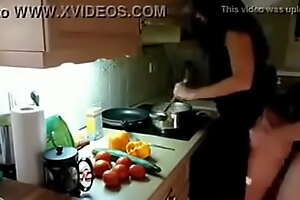 Fucked in the kitchen