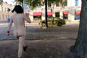 Exhibitionist Naked in Public