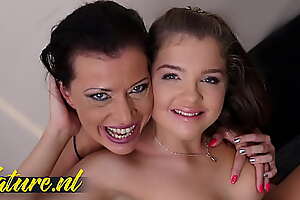 Hot Lesbian Cougar Loves Fooling Around With Her Straight Step Daughter