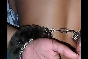 Handcuffed Babe begs for BBC