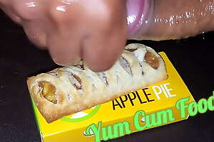 Mc Donald's Hot Apple pie taste much better with a splash of my sweet cock sause 