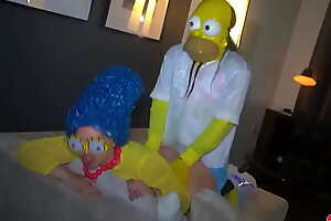 Marge Simpson Delivers Homer Simpson some amazing throat
