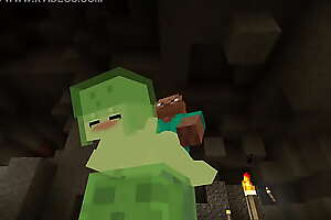 Hot Minecraft Slime Gets Fucked