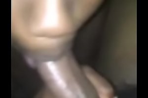 Horney ebony give a blowjob mp4 porn video 