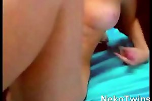 Hot Girl playing with Herself on Cam - NekoTwins xxx porn video 