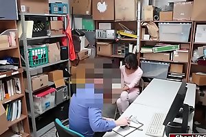 Latina fucked by officer for stealing