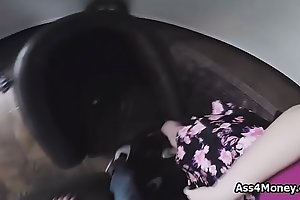 Job interview turns to amateur fuck on action cam