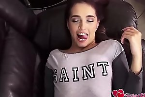 Flirty Sister Eating Cock - SisterCums xxx porn video 