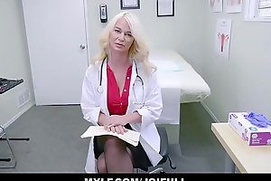 Your Blonde MILF Big Tits Doctor Wants To Masturbate With You JOI POV