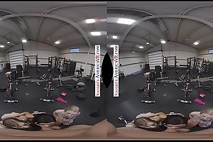 VR GROUP SEX IN THE GYM WITH DOLLY LEIGH, EMILY WILLIS and EMMA STARLETTO