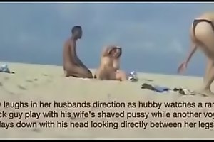 Hotwife teases bull and cuck husband