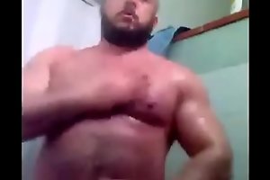 Muscle daddy shower