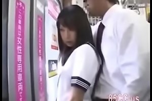 School girl want to fuck heavens train