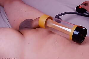 Extreme Milking Machine Blowjob - Venus 2000 Vacuum Penis Pump Cock Sucked Dry - Hands Free Orgasm