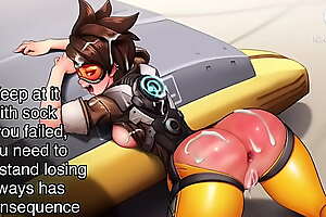 Tracer (overwatch) Femdom Joi (heavy assplay) (heavy b ) (humiliation)(games)(CBT)(pissplay)