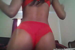 Twerking in Red Panties